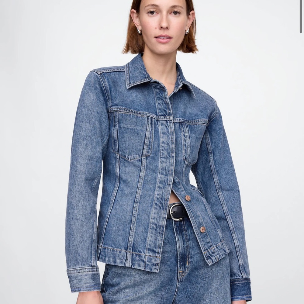 Gap Longline Denim Jacket NWT